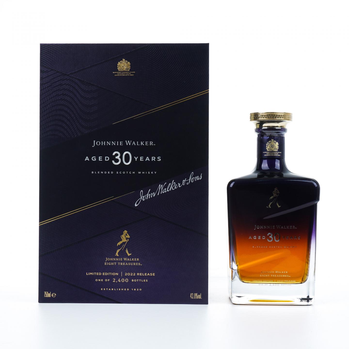 尊尼获加 30年 2022 紫金臻选系列 调和 行货 750ML