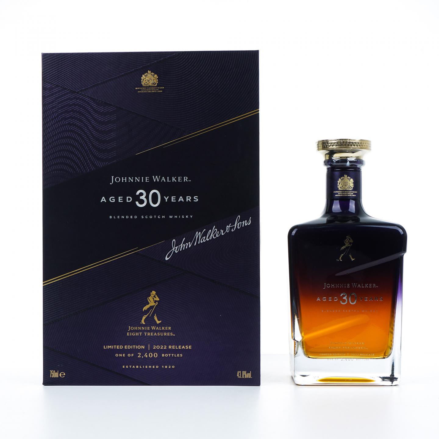 尊尼获加 30年 2022 紫金臻选系列 调和 行货 750ml