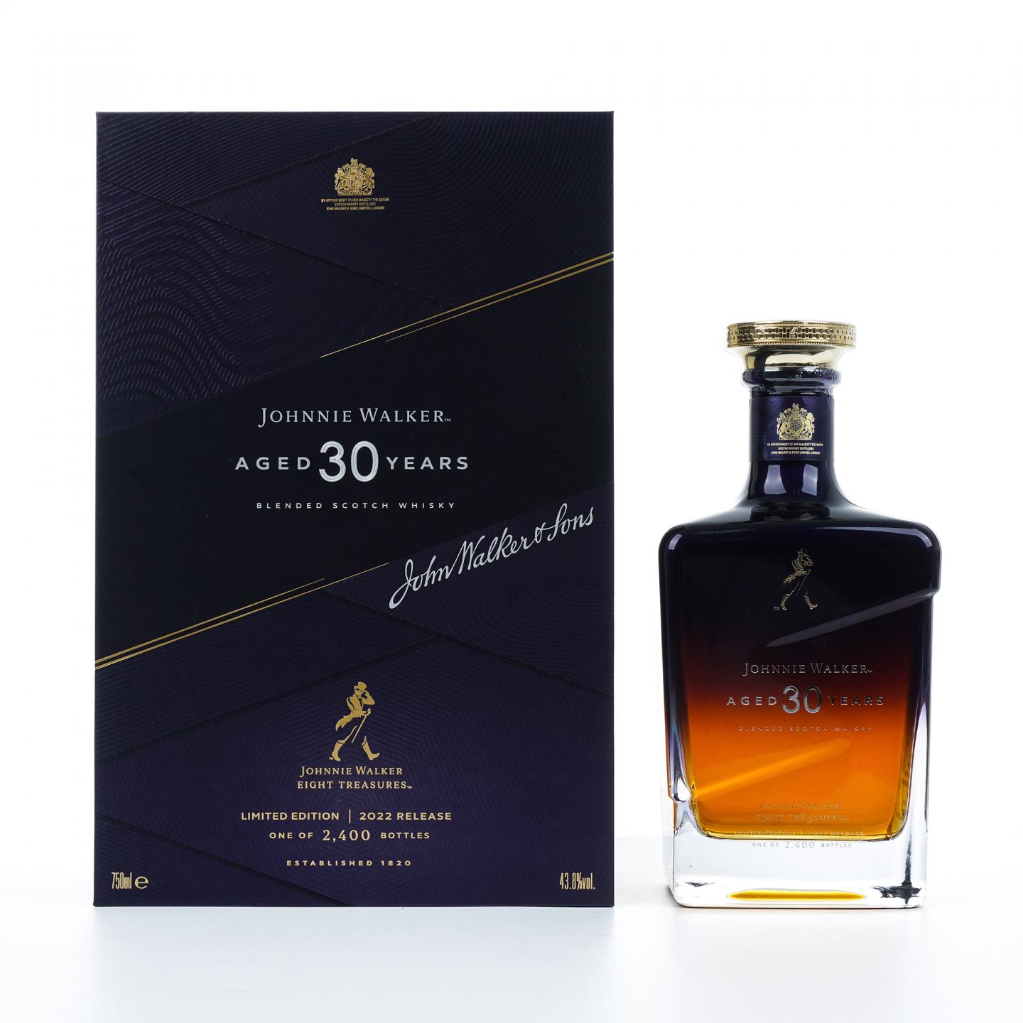 尊尼获加 30年 2022 紫金臻选系列 调和 行货 750ml 43.8%Vol.