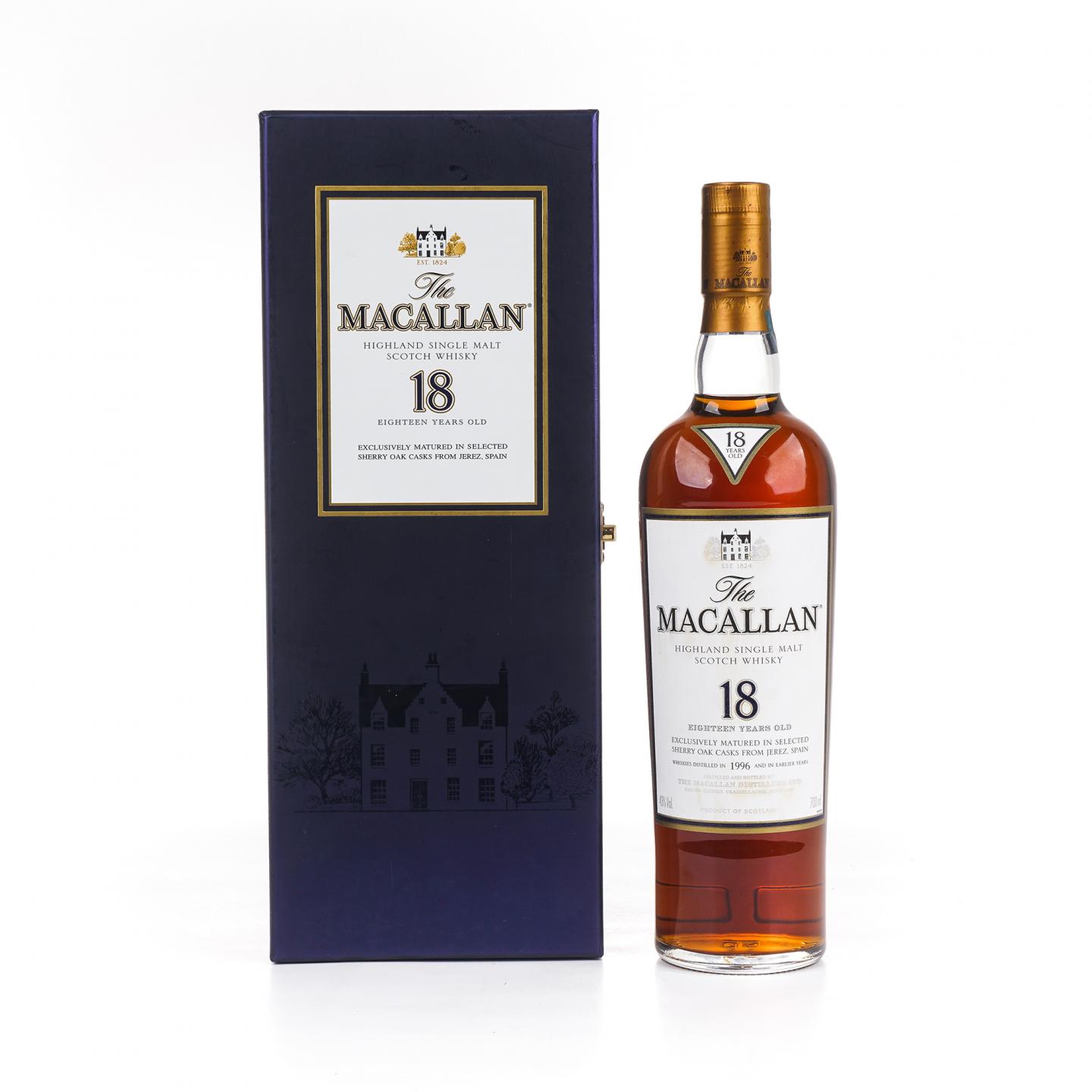 麦卡伦 18年 1996 雪莉桶 700ml
