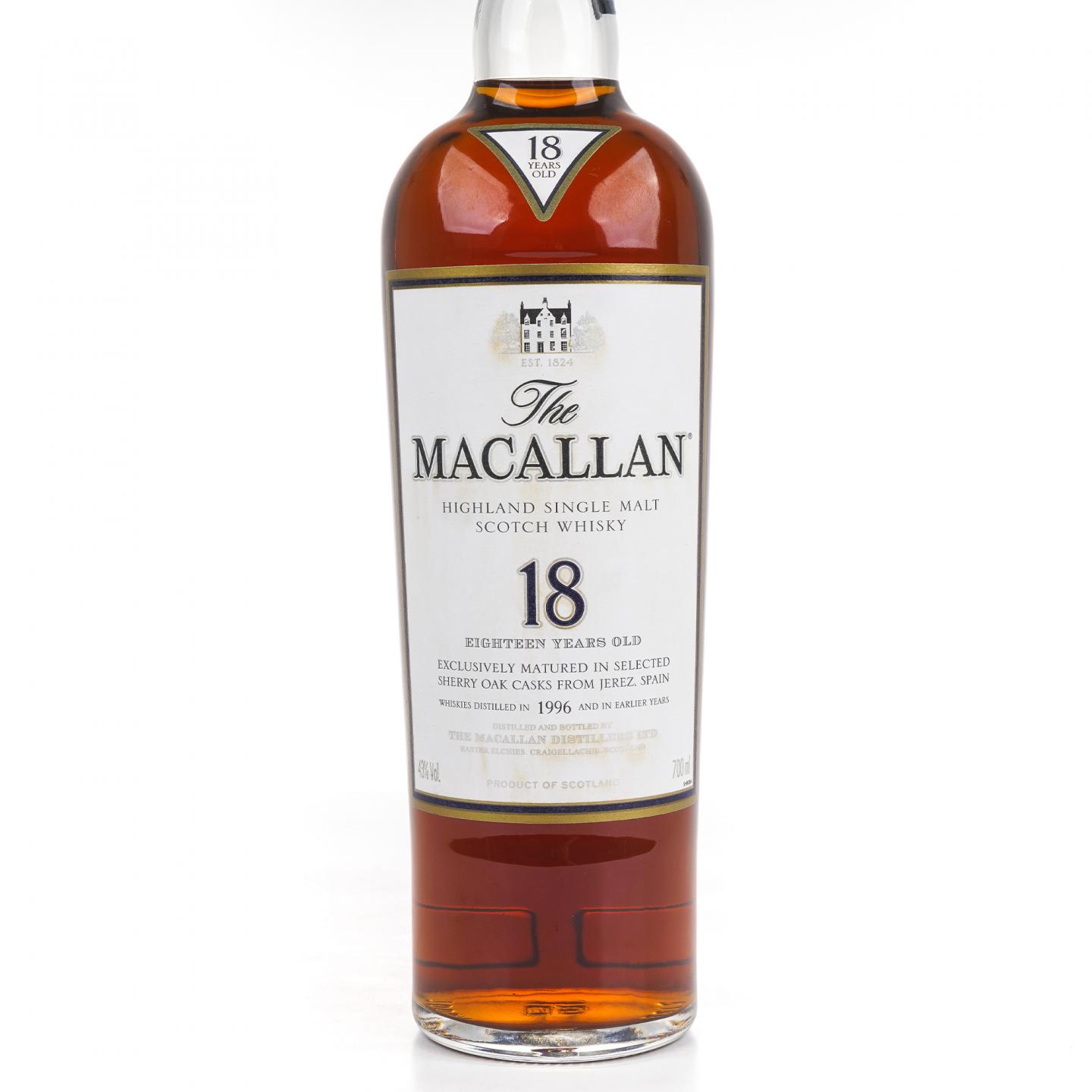 麦卡伦 18年 1996 雪莉桶 700ml