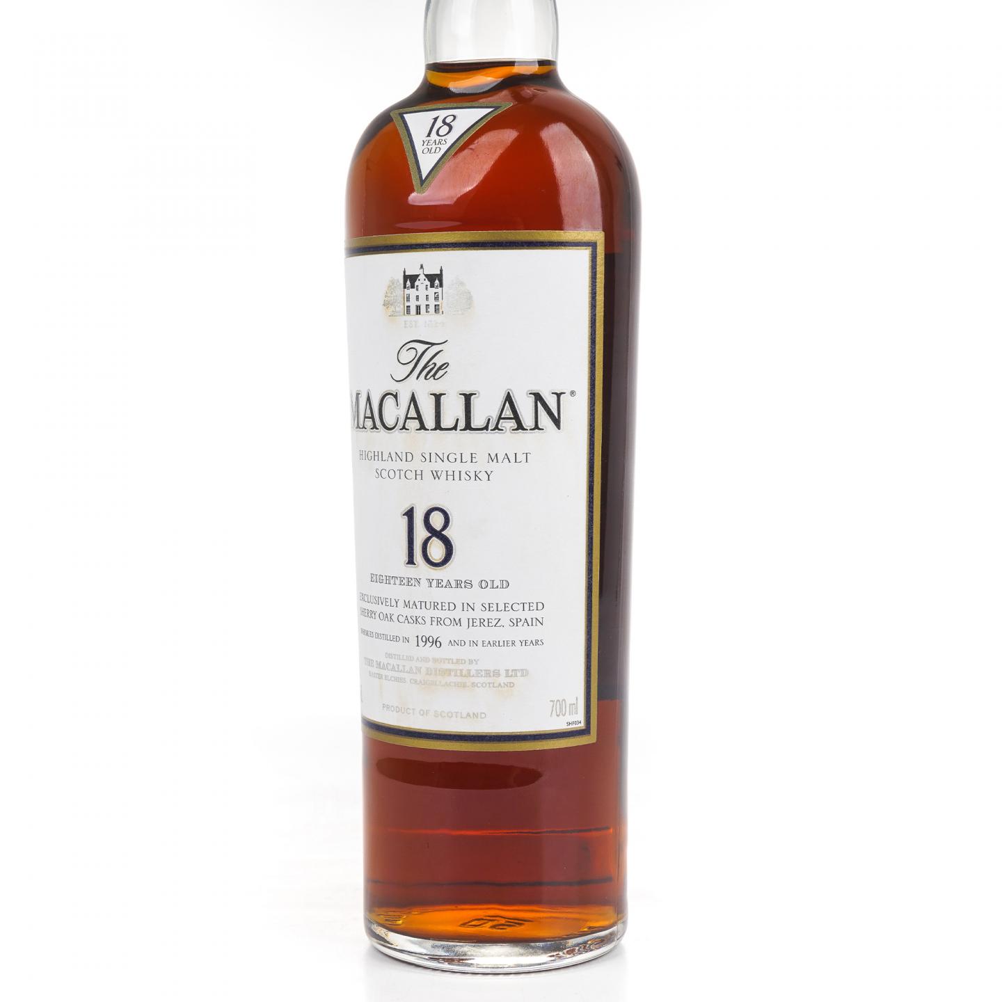 麦卡伦 18年 1996 雪莉桶 700ml