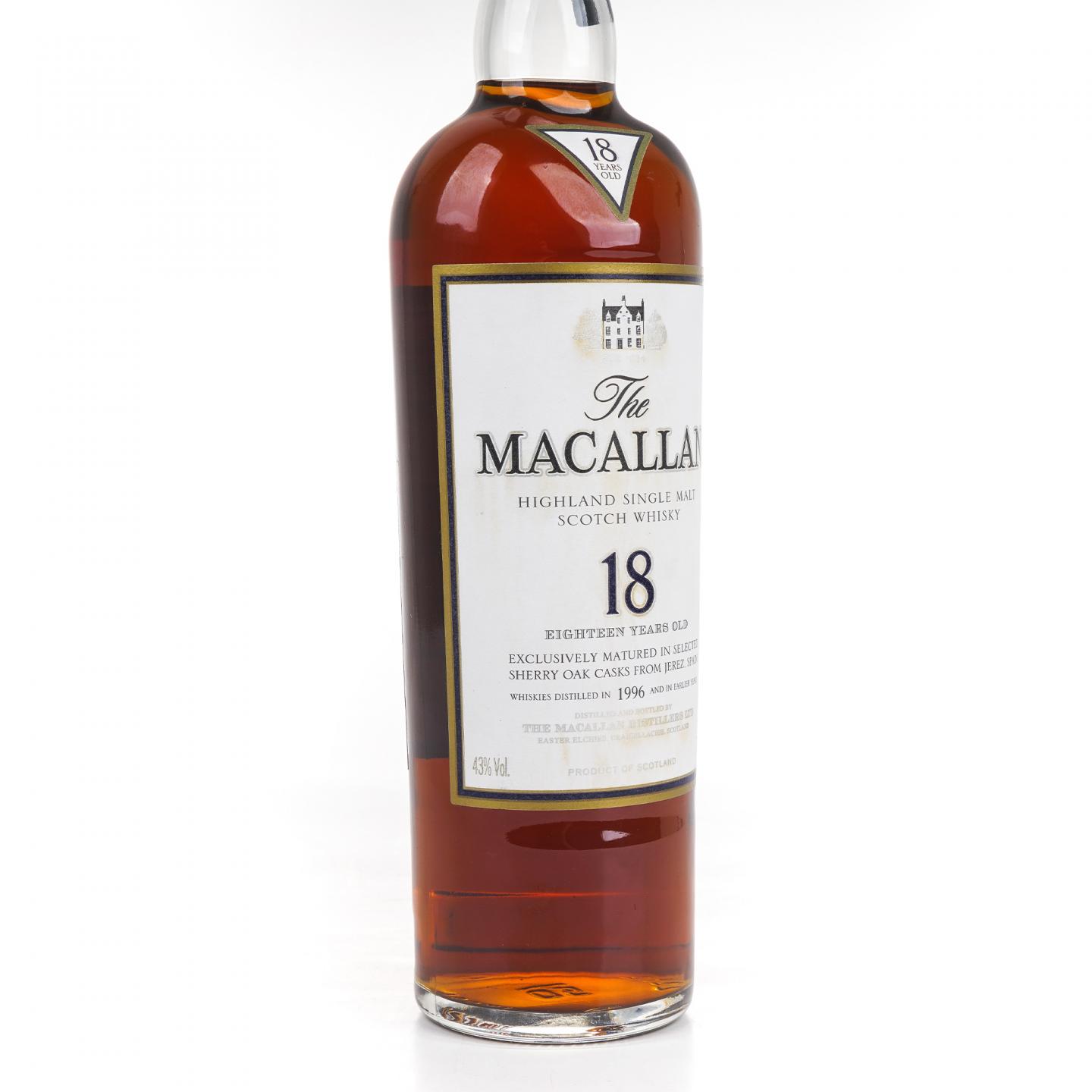 麦卡伦 18年 1996 雪莉桶 700ml