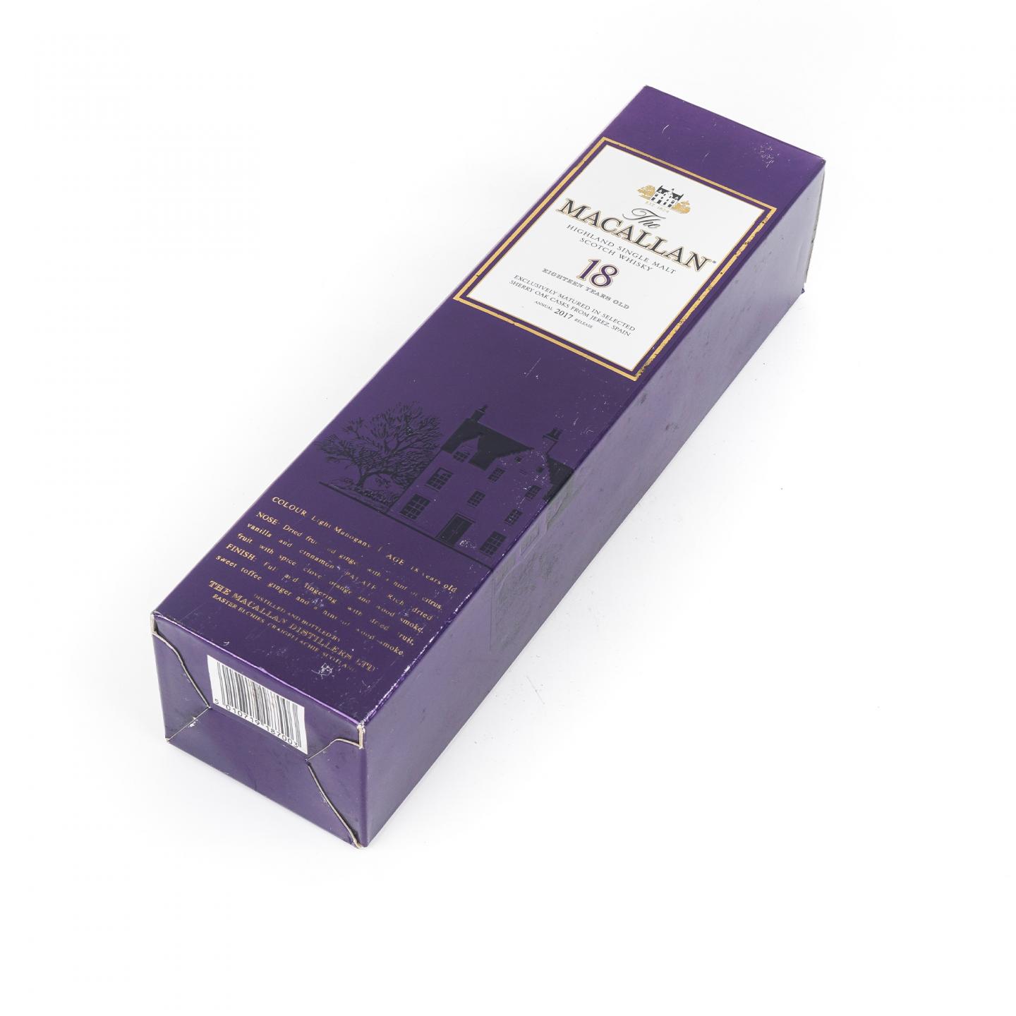 麦卡伦 18年 2017 雪莉桶