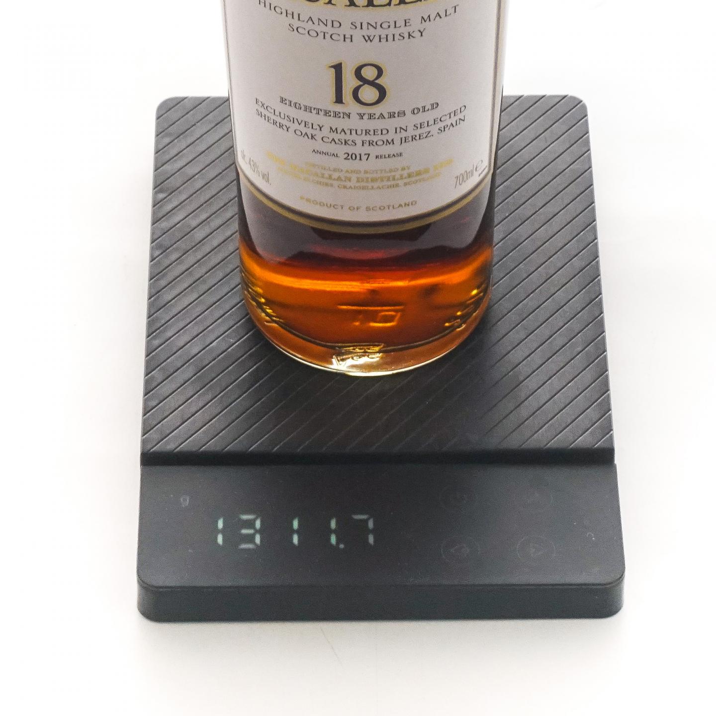 麦卡伦 18年 2017 雪莉桶