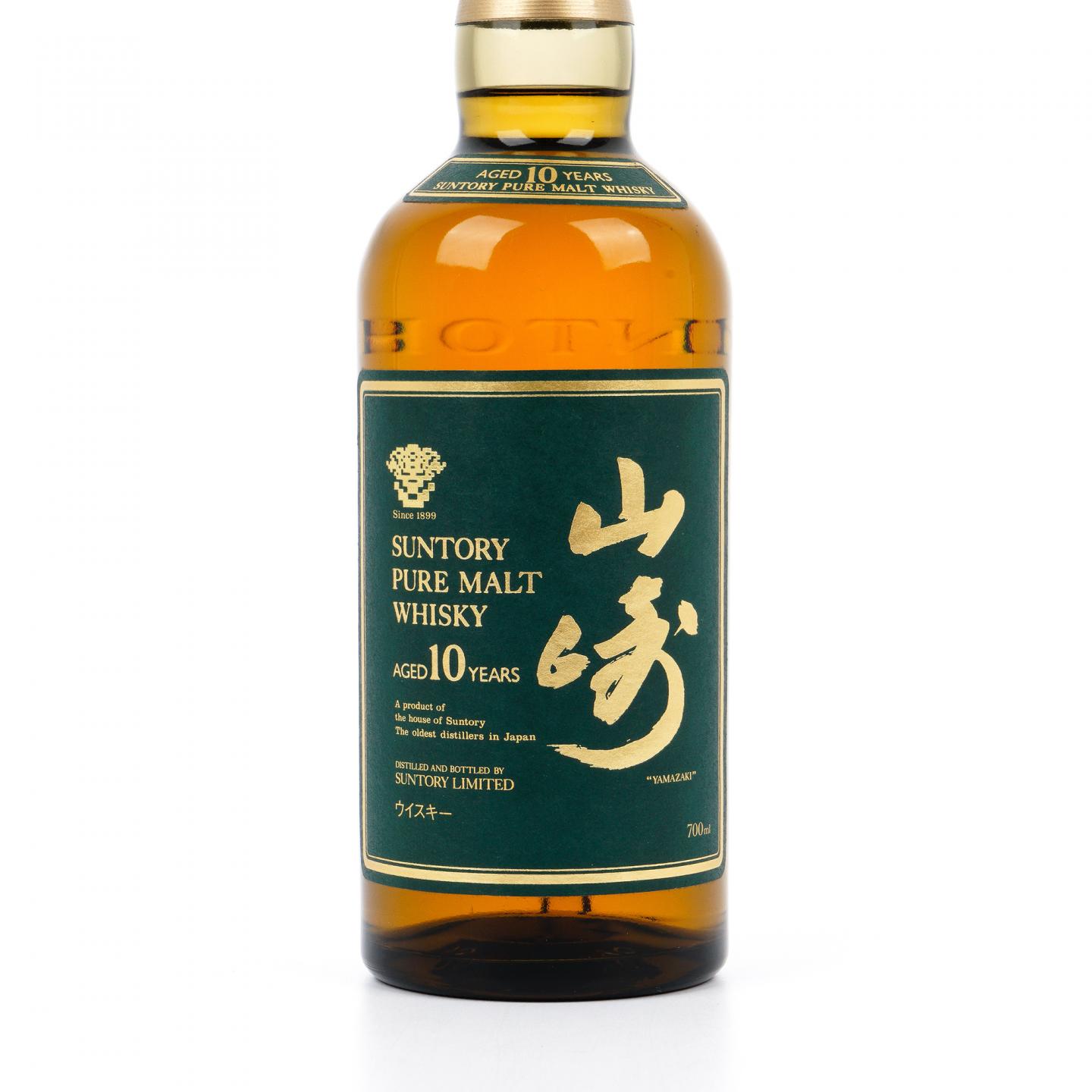山崎 10年 金花标 Pure Malt 绿标 700ml