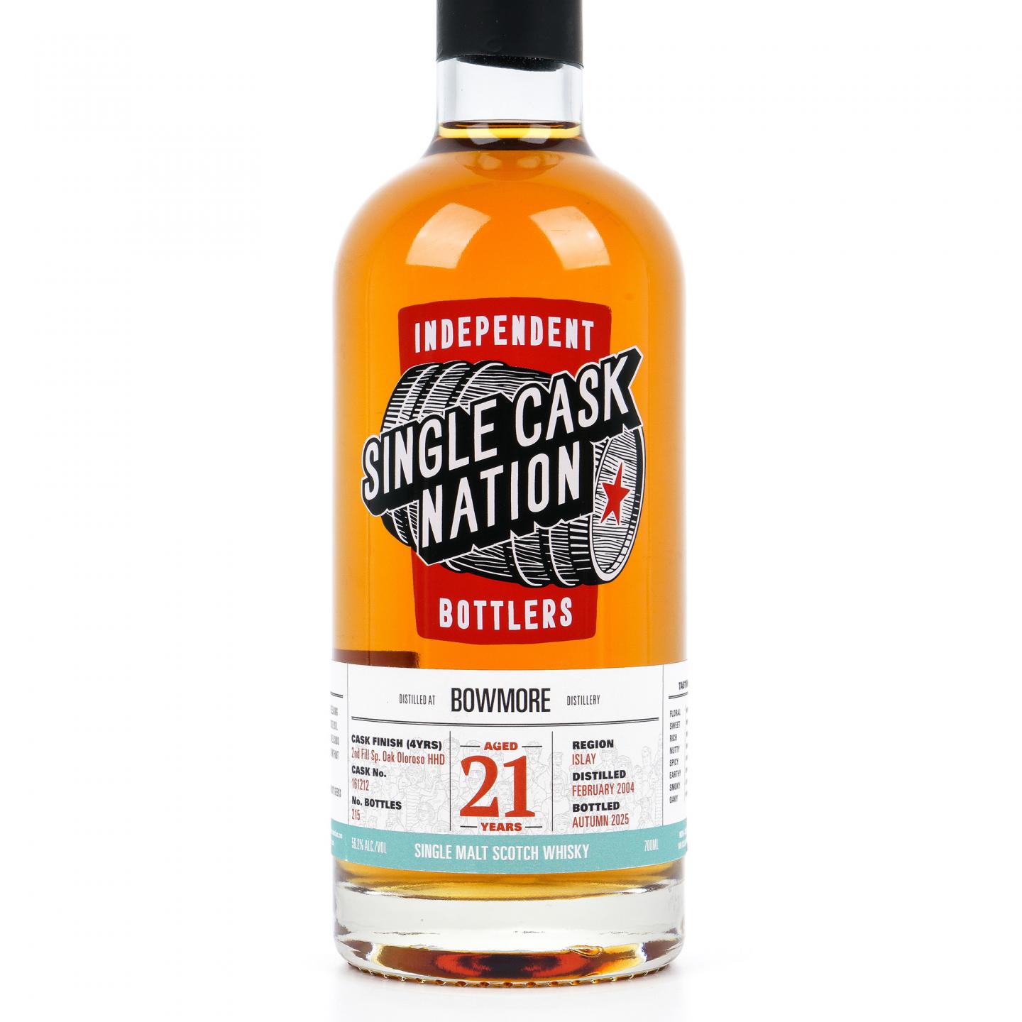 波摩 21年 2004-2025 雪莉桶后熟#161212 Single Cask Nation