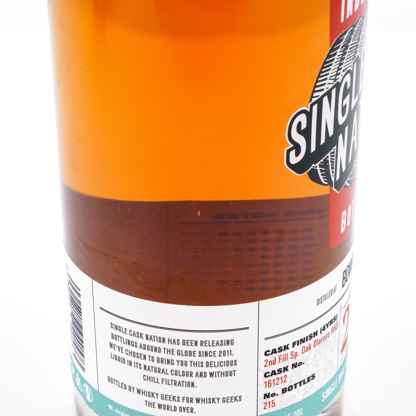 波摩 21年 2004-2025 雪莉桶后熟#161212 Single Cask Nation