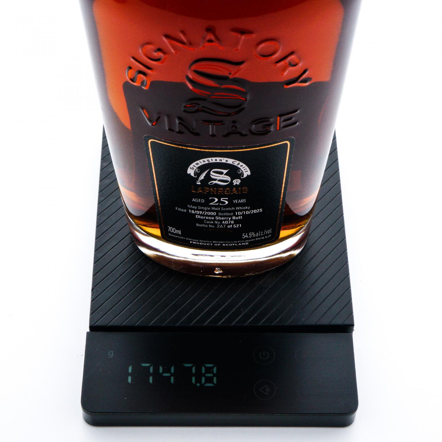 拉弗格 25年 2000-2025 雪莉桶#4078 SV