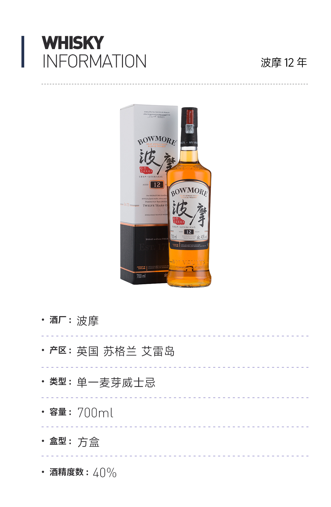 【五一特惠 买一赠一】格兰菲迪21年 赠：波摩12年