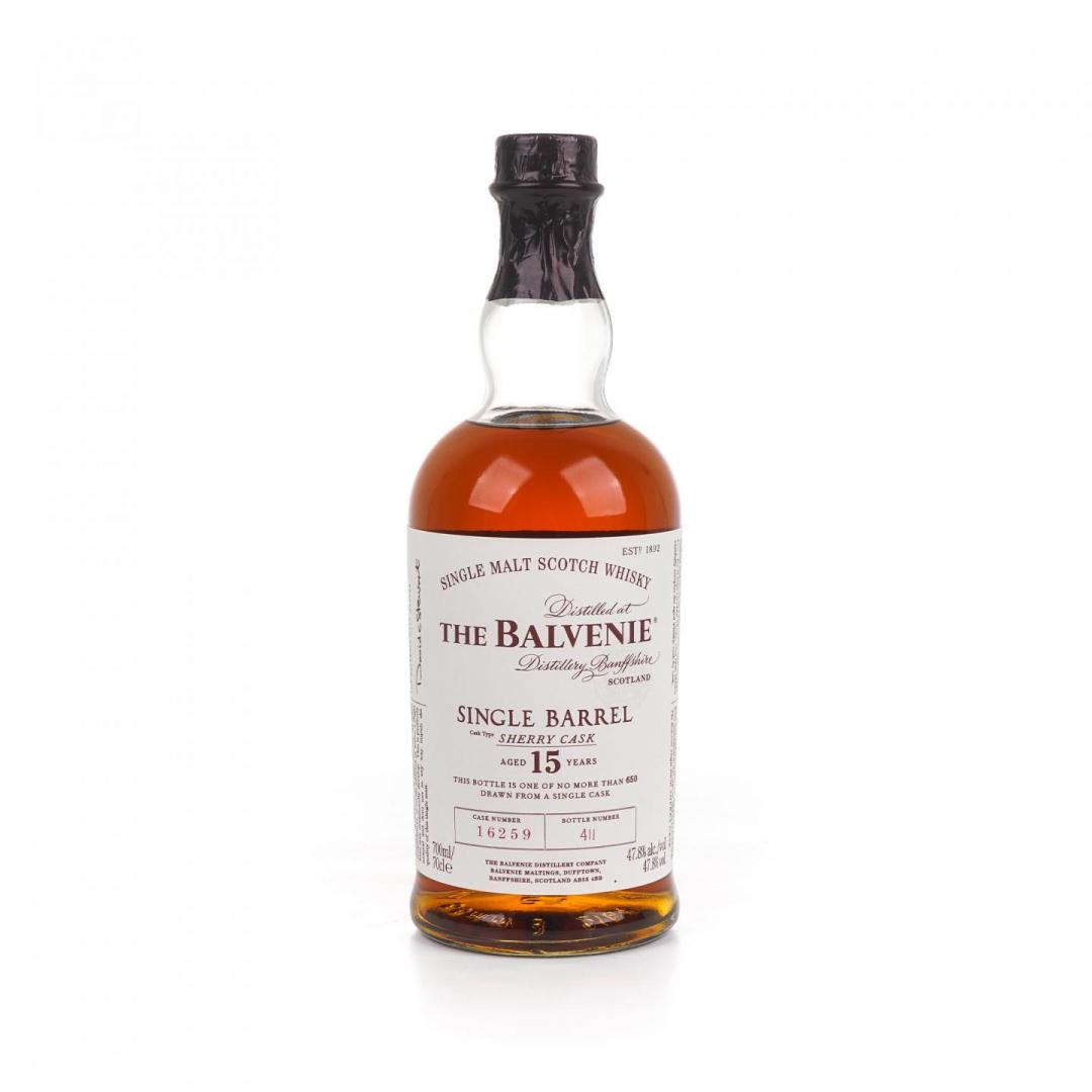 【官方单桶】2014年 Balvenie百富 15年雪莉桶单桶单一麦芽威士忌 47.8% 700ml