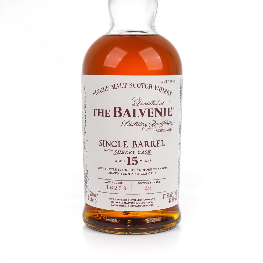 【官方单桶】2014年 Balvenie百富 15年雪莉桶单桶单一麦芽威士忌 47.8% 700ml