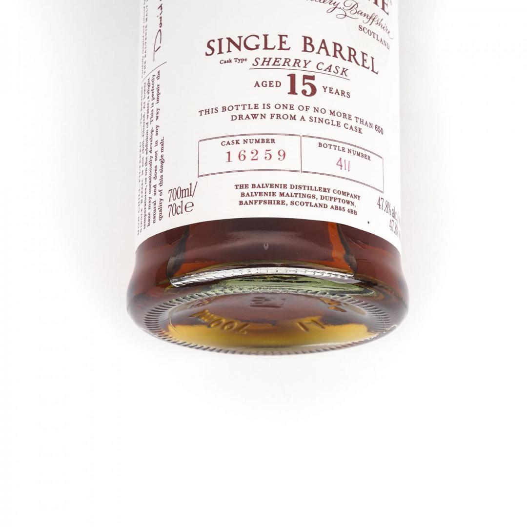 【官方单桶】2014年 Balvenie百富 15年雪莉桶单桶单一麦芽威士忌 47.8% 700ml