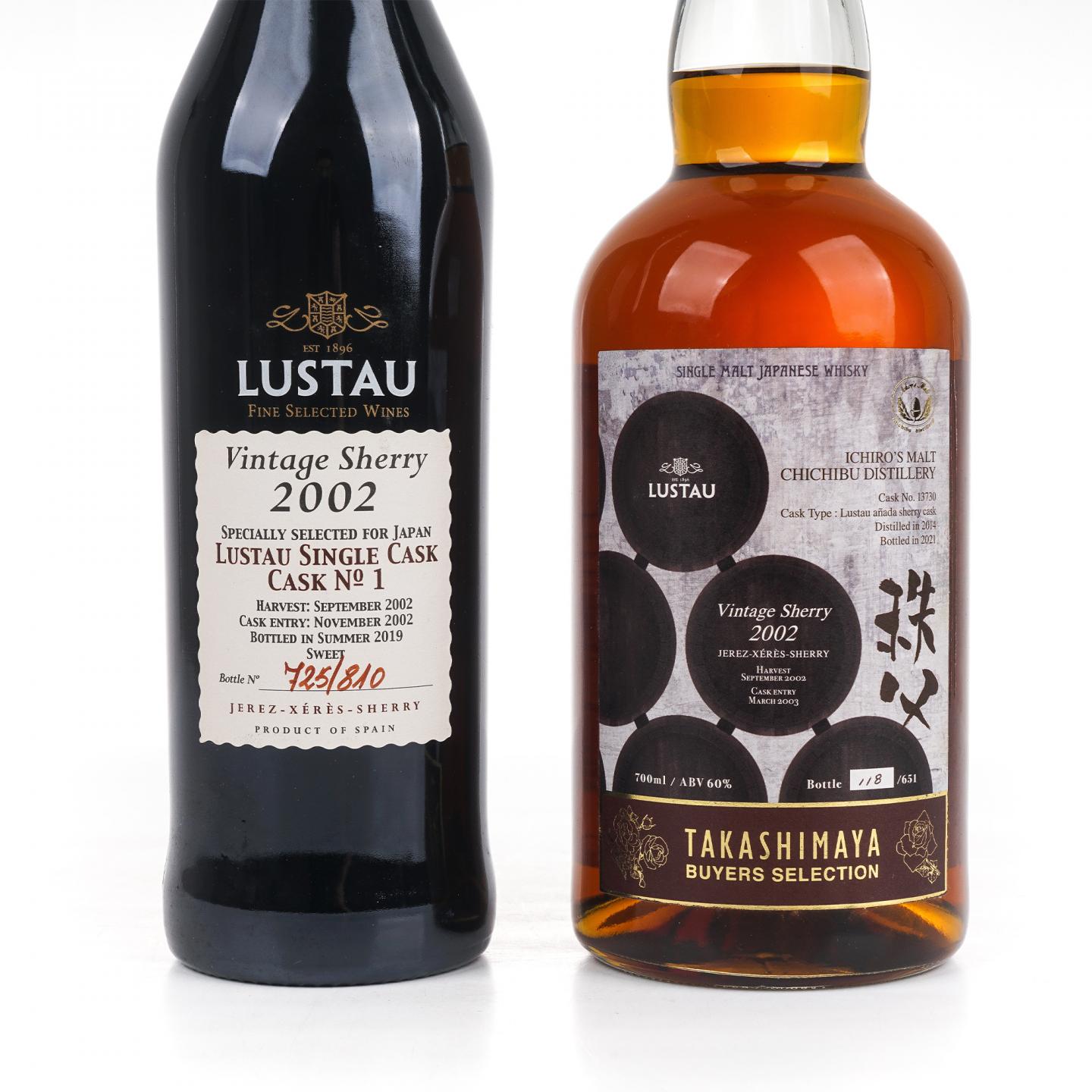秩父 Vintage Sherry 2002 Lustau 礼盒套装 2瓶组