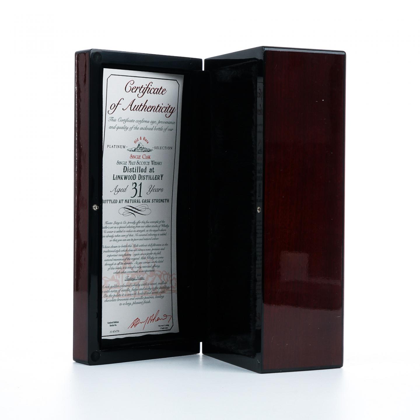 林可伍德 31年 1989-2021 单桶桶强 HL Old & Rare 700ml