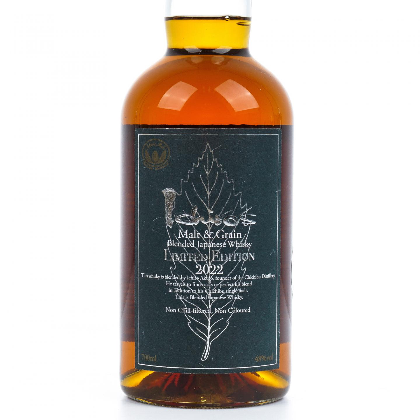 秩父 2022 黑叶 Ichiro's Malt & Grain 限量版 木盒 700ml
