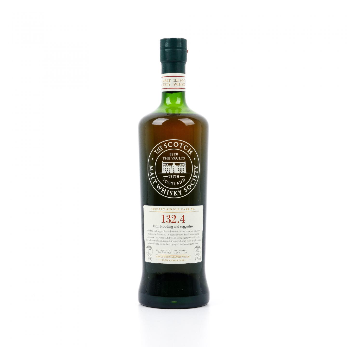 SMWS 132.4 轻井泽 17年 1996 雪莉桶