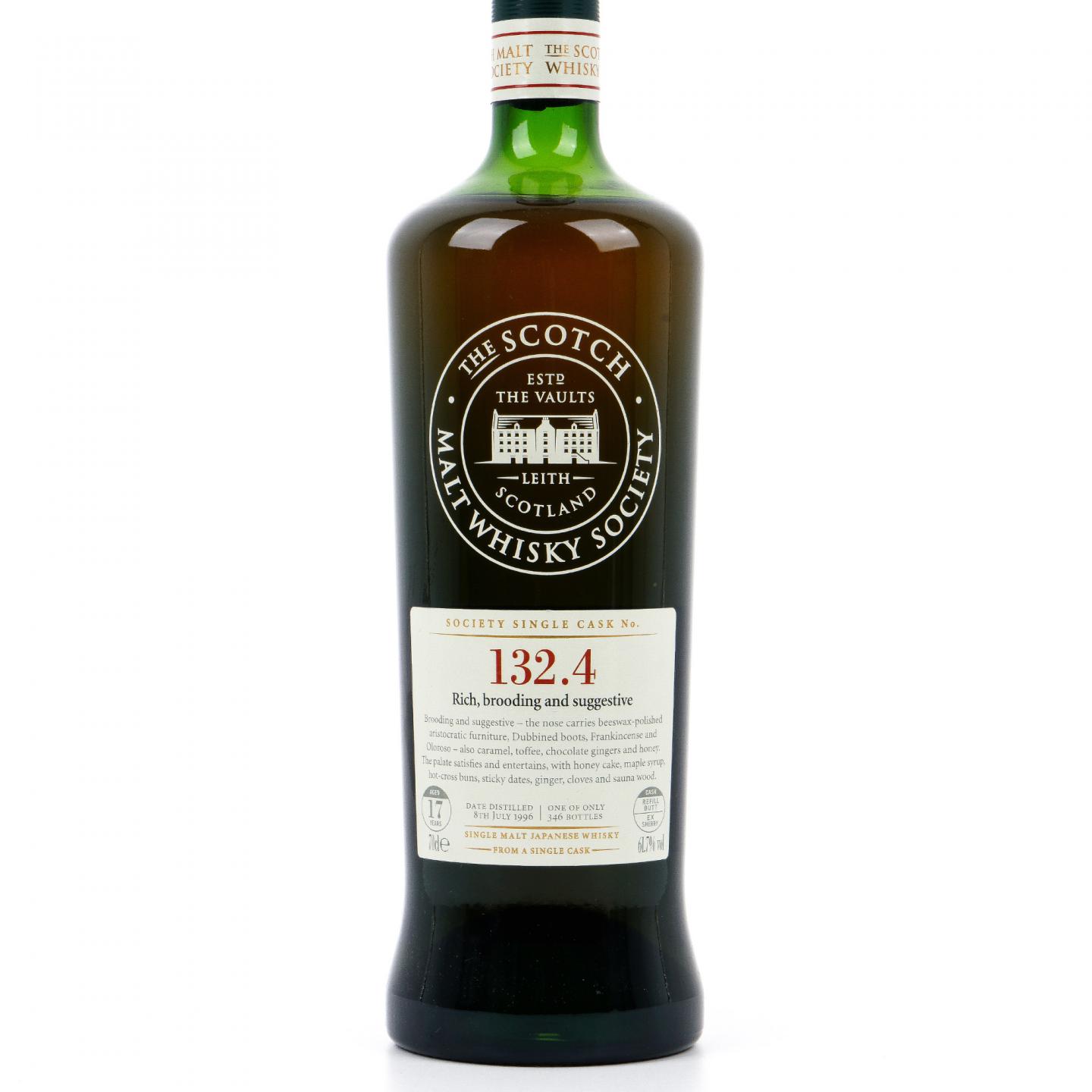 SMWS 132.4 轻井泽 17年 1996 雪莉桶