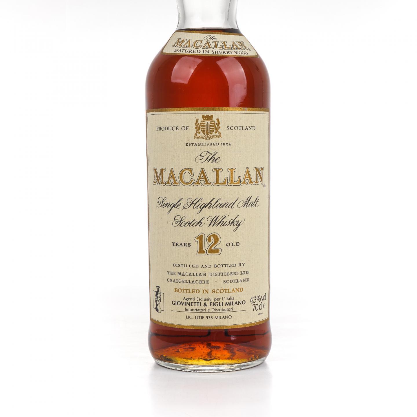 麦卡伦 12年 雪莉桶 43%