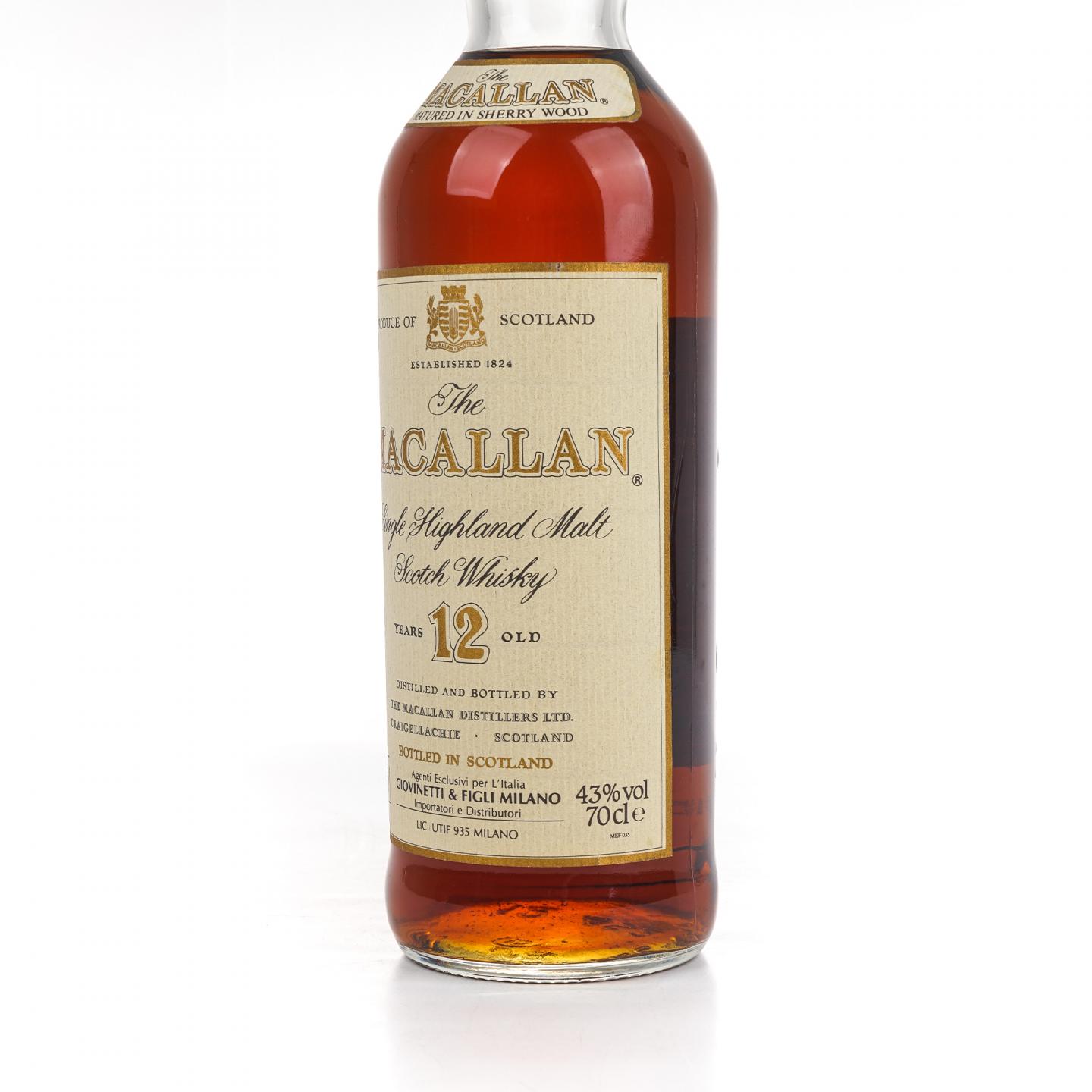 麦卡伦 12年 雪莉桶 43%