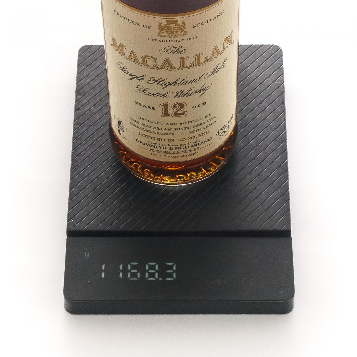 麦卡伦 12年 雪莉桶 43%