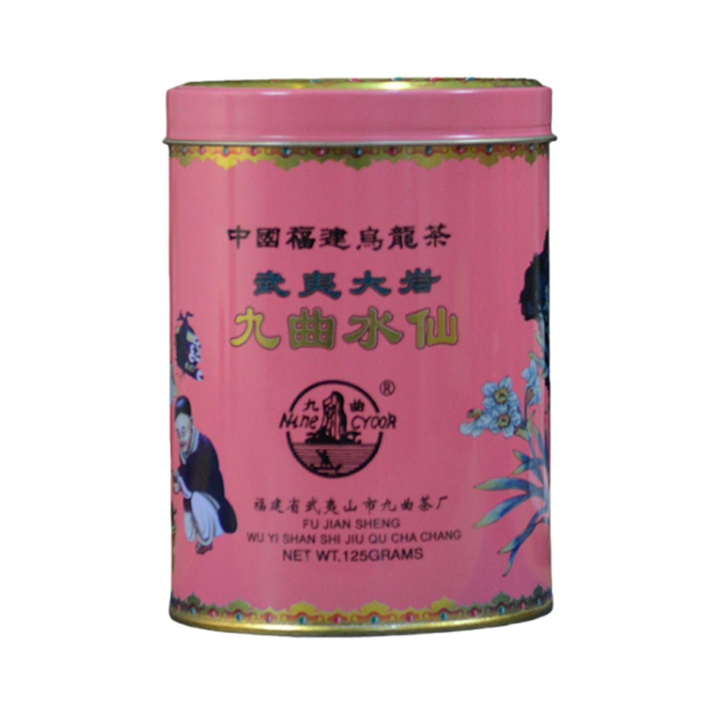 1998年 武夷山市九曲茶厂 原箱大岩产区九曲水仙 125g*3罐 干仓