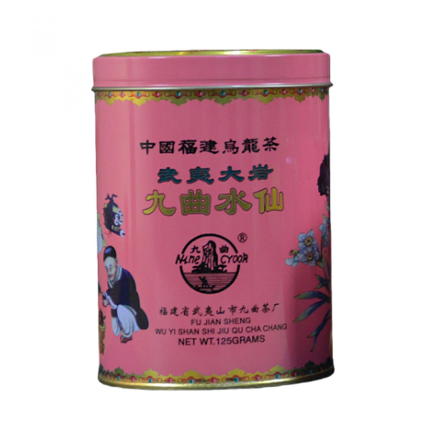 1998年 武夷山市九曲茶厂 原箱大岩产区九曲水仙 125g*3罐 干仓
