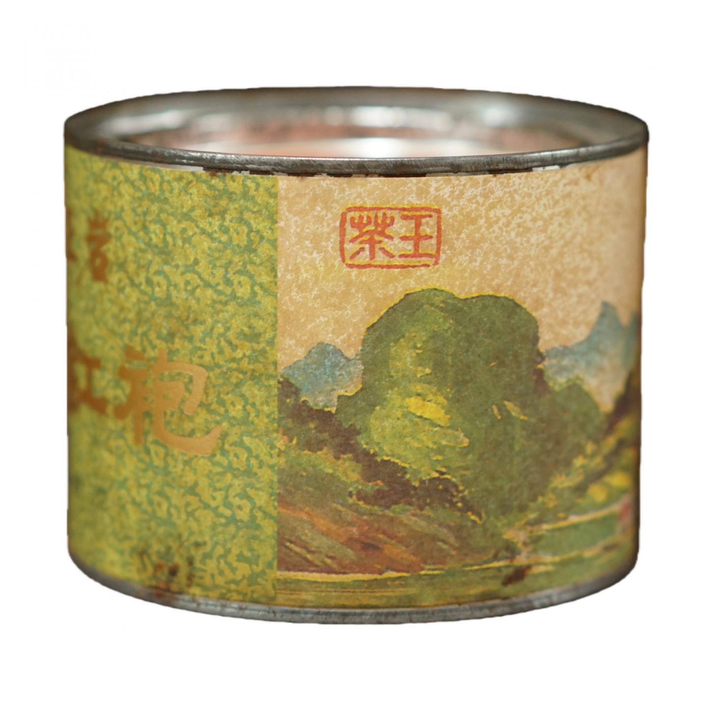 1990年代 茶叶总厂 茶王大红袍一罐 约75克 干仓