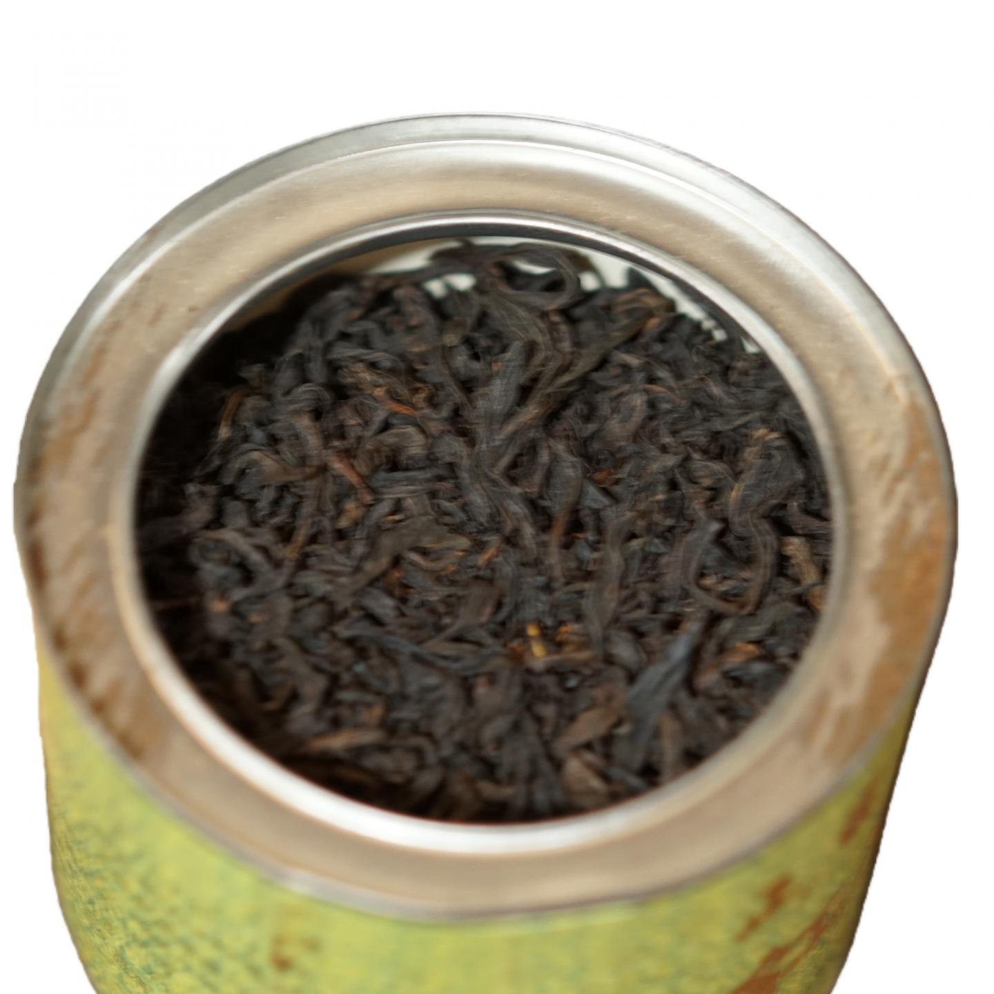 1990年代 茶叶总厂 茶王大红袍一罐 约75克 干仓