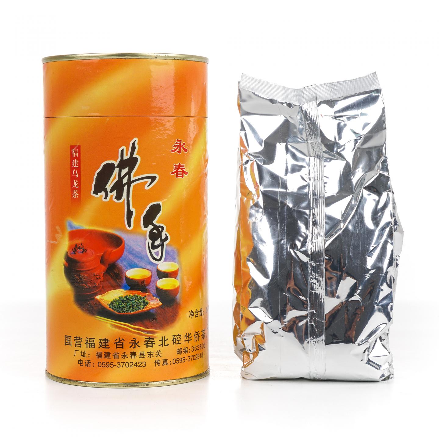2000年 国营北硿华侨茶厂 松鹤牌 永春佛手 一罐 250g 干仓
