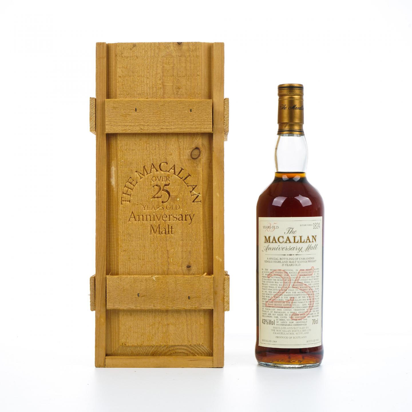 麦卡伦 25年 1969-1995 the Anniversary Malt系列