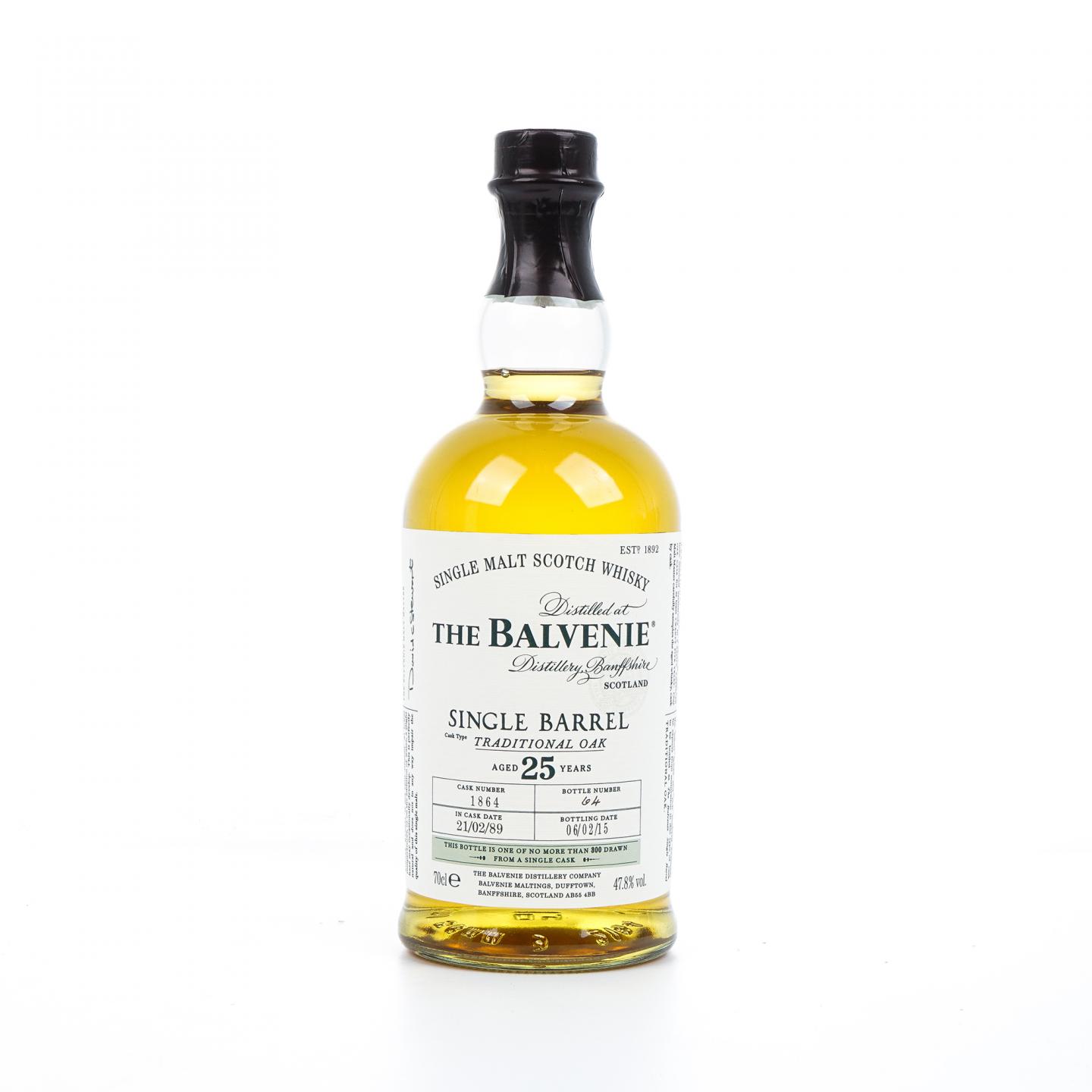 百富 25年 1989-2015 单桶#1864 Traditional Oak