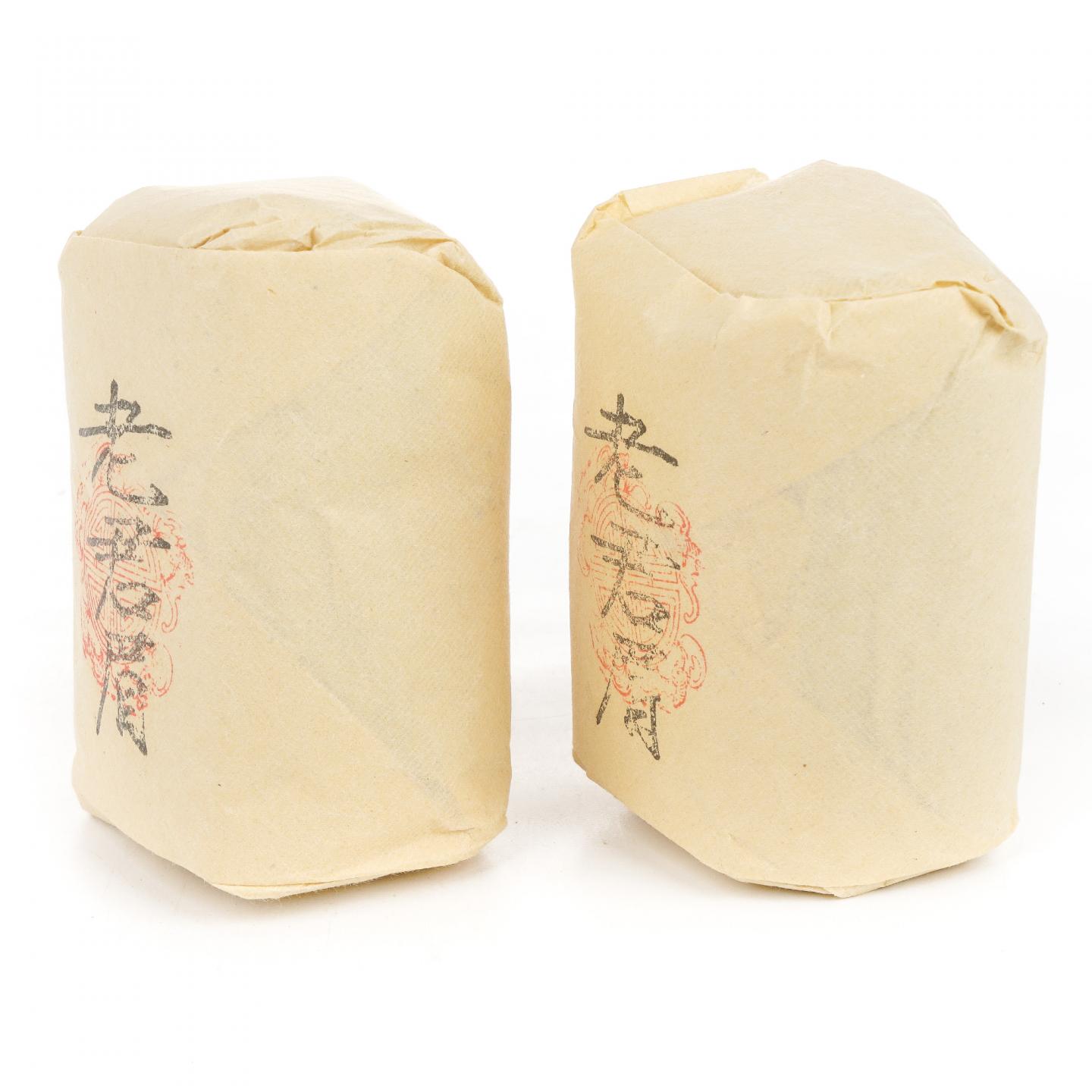 1990年代 中茶出口金记茶行 甲级老君眉 干仓 50g*2包