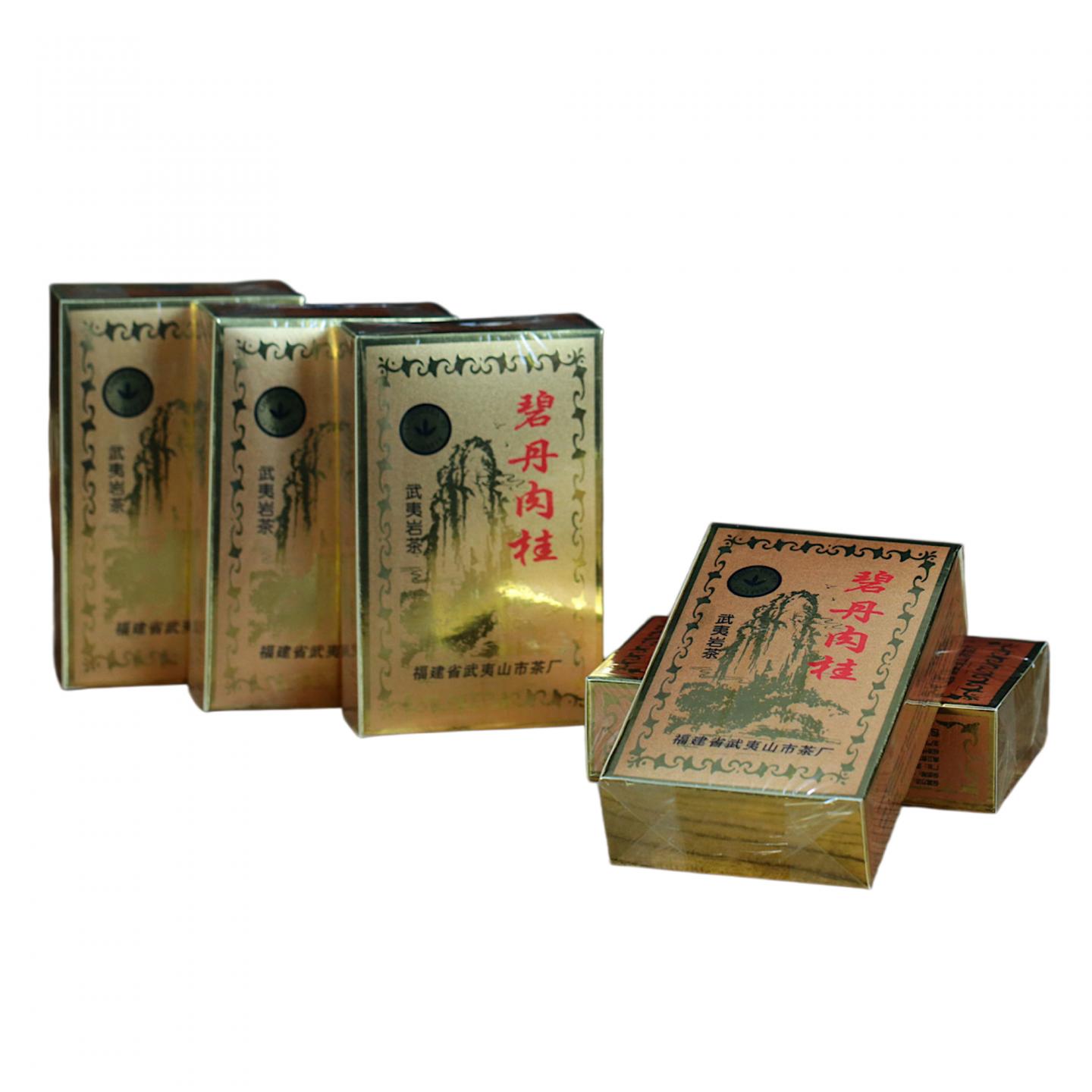 1998年 武夷山市茶叶总厂精制 核心产区碧丹肉桂 5盒*50克 干仓