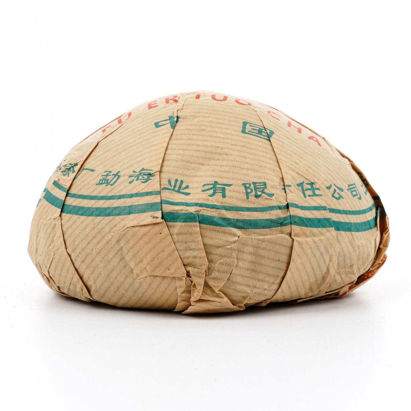 2000年 勐海茶厂 甲级普洱熟沱 单沱 250g 干仓
