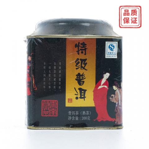 2007年 昆明茶厂 特级普洱熟茶 吉幸牌 散茶 200克 干仓