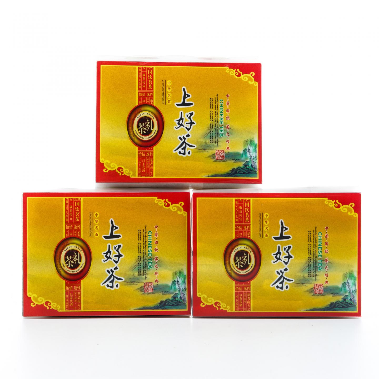 1990年代 勐海老熟茶 3盒 干仓