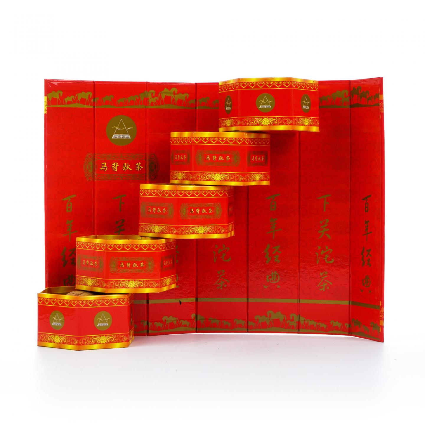2006年 云南下关茶厂 马背驮茶 500克*2盒装 干仓