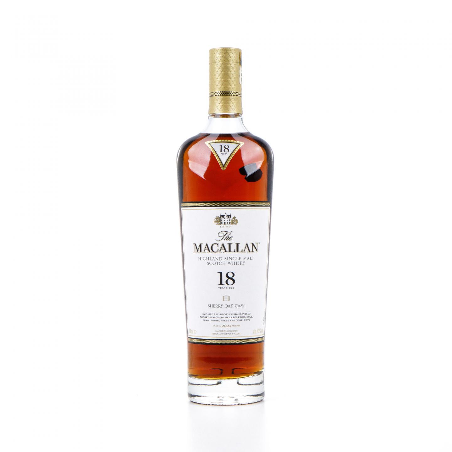 【附X光图】麦卡伦 18年 2020 雪莉桶 43%