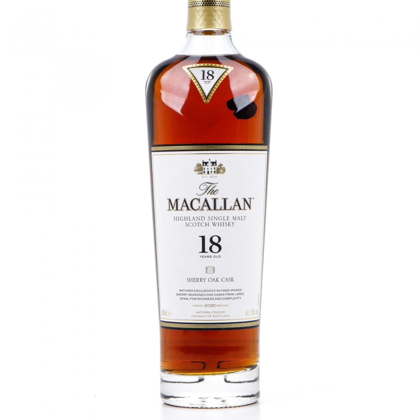 【附X光图】麦卡伦 18年 2020 雪莉桶 43%