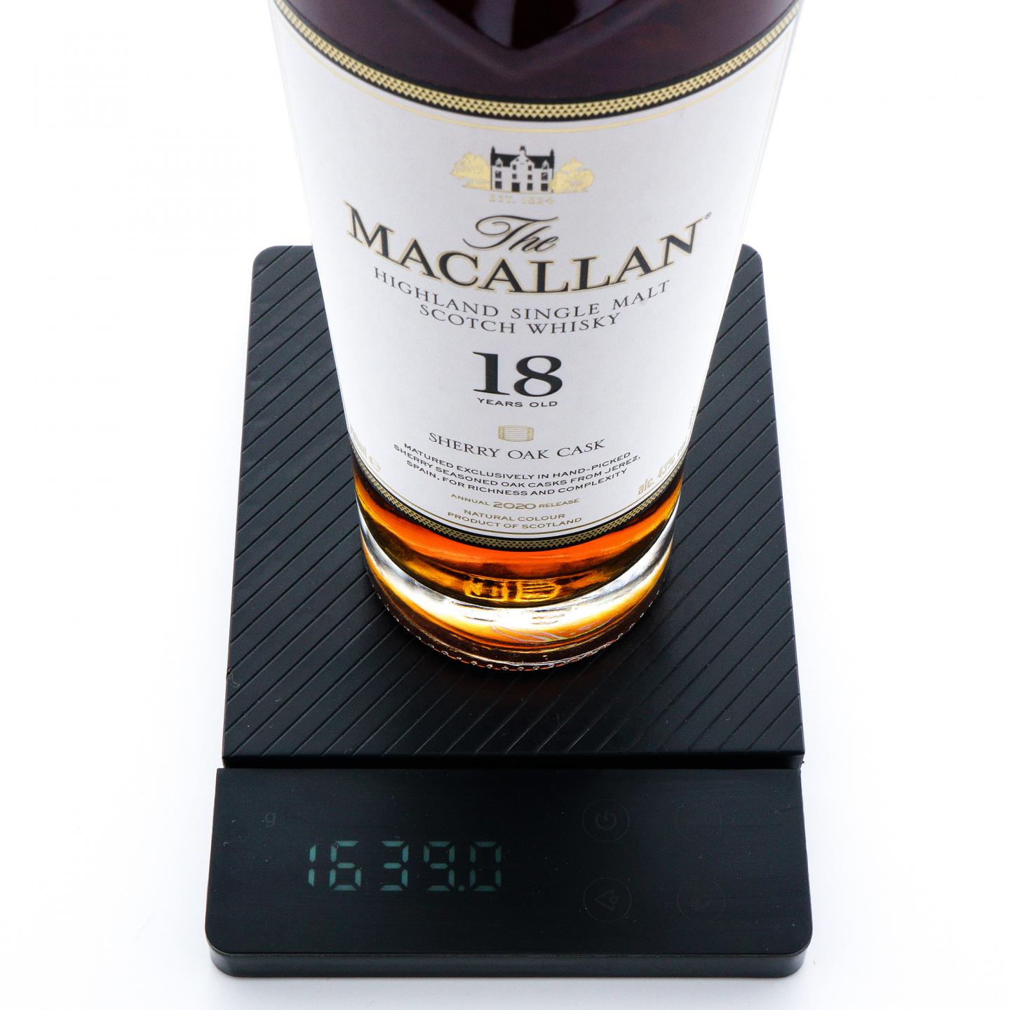 【附X光图】麦卡伦 18年 2020 雪莉桶 43%