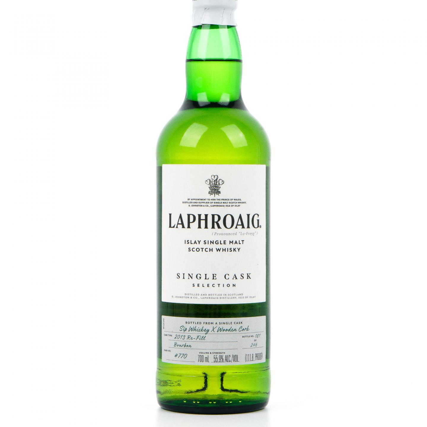 拉弗格 2013 单桶#770 Re-Fill Bourbon