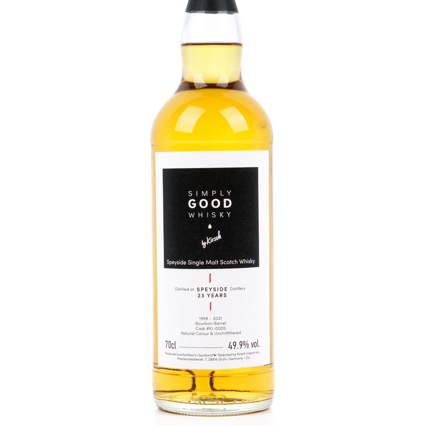 Speyside 斯佩塞酒厂 23年 1998-2021 Kirsch Import