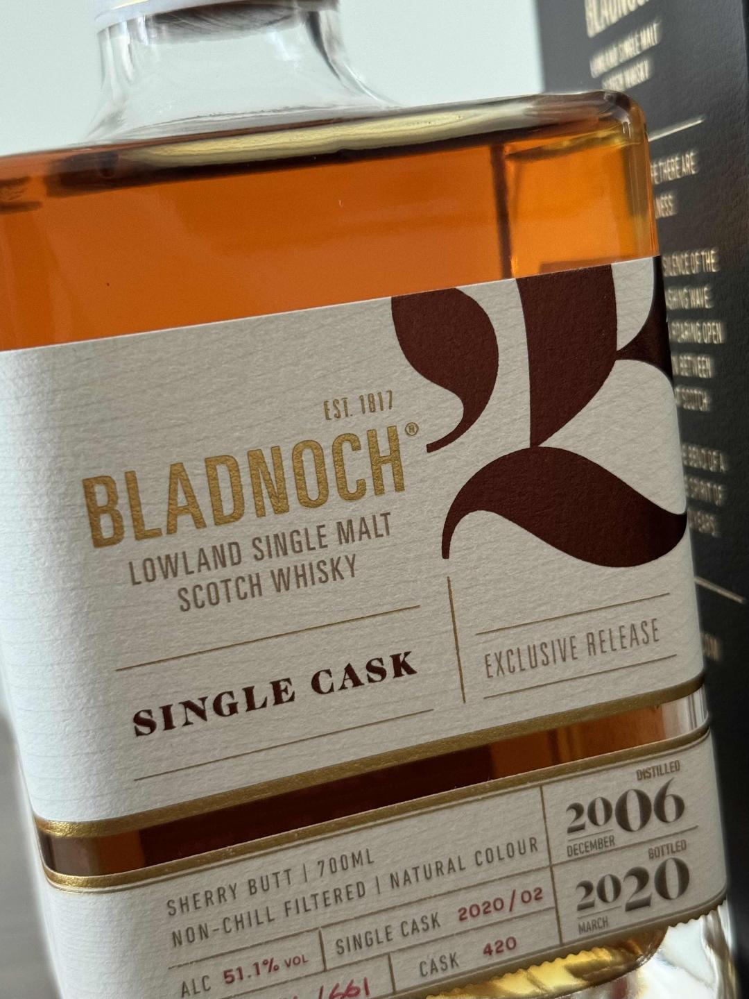 BLADNOCH磐火2006-2020雪莉单桶