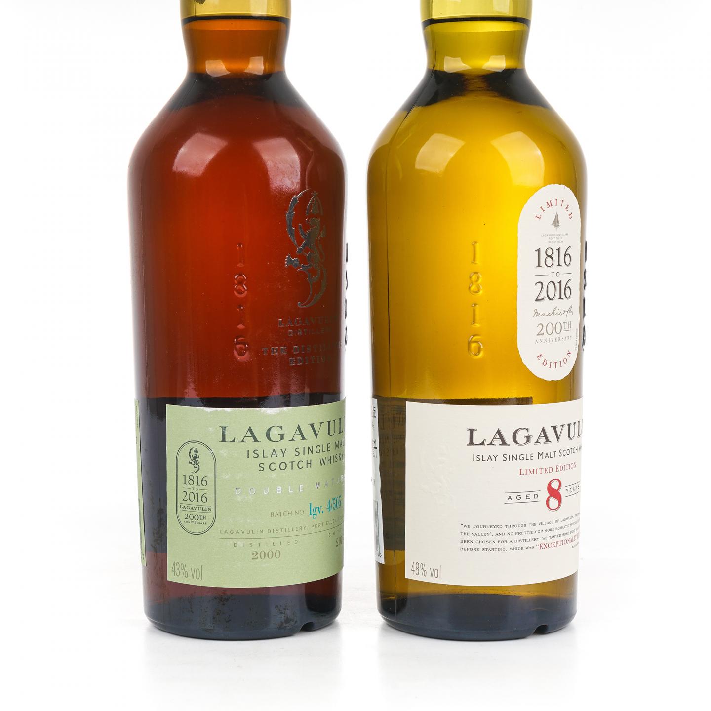乐加维林 2016 蒸馏师版/8年 200周年酒厂纪念 2瓶组
