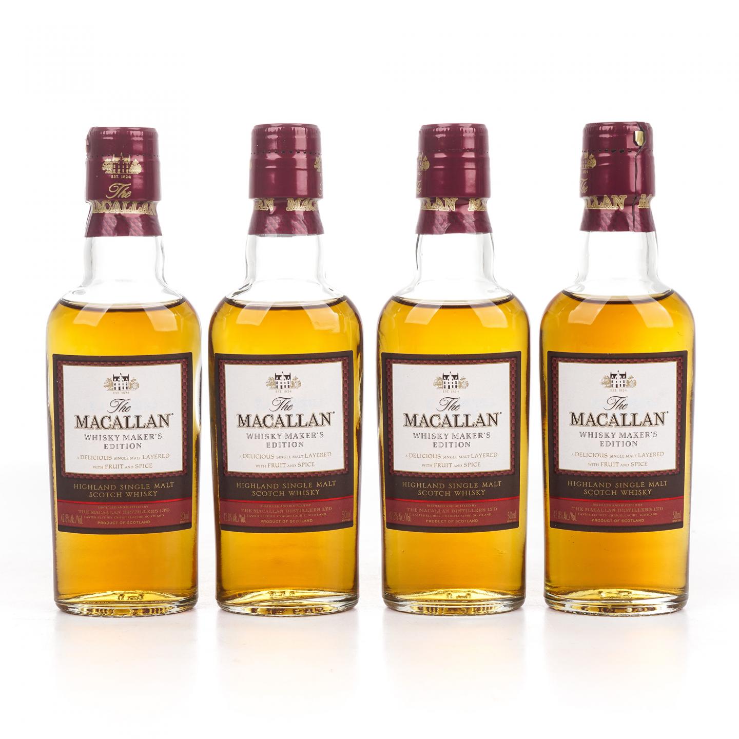 【酒版】麦卡伦 1824系列 Whisky Maker's Edition 12瓶组*50ml