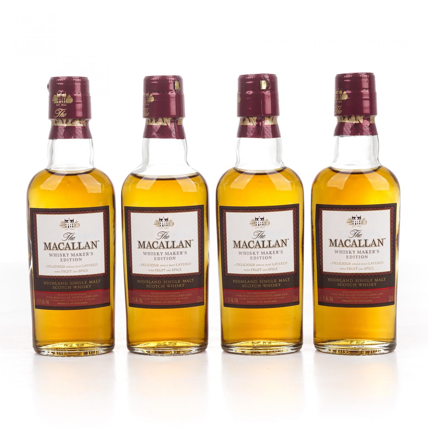 【酒版】麦卡伦 1824系列 Whisky Maker's Edition 12瓶组*50ml