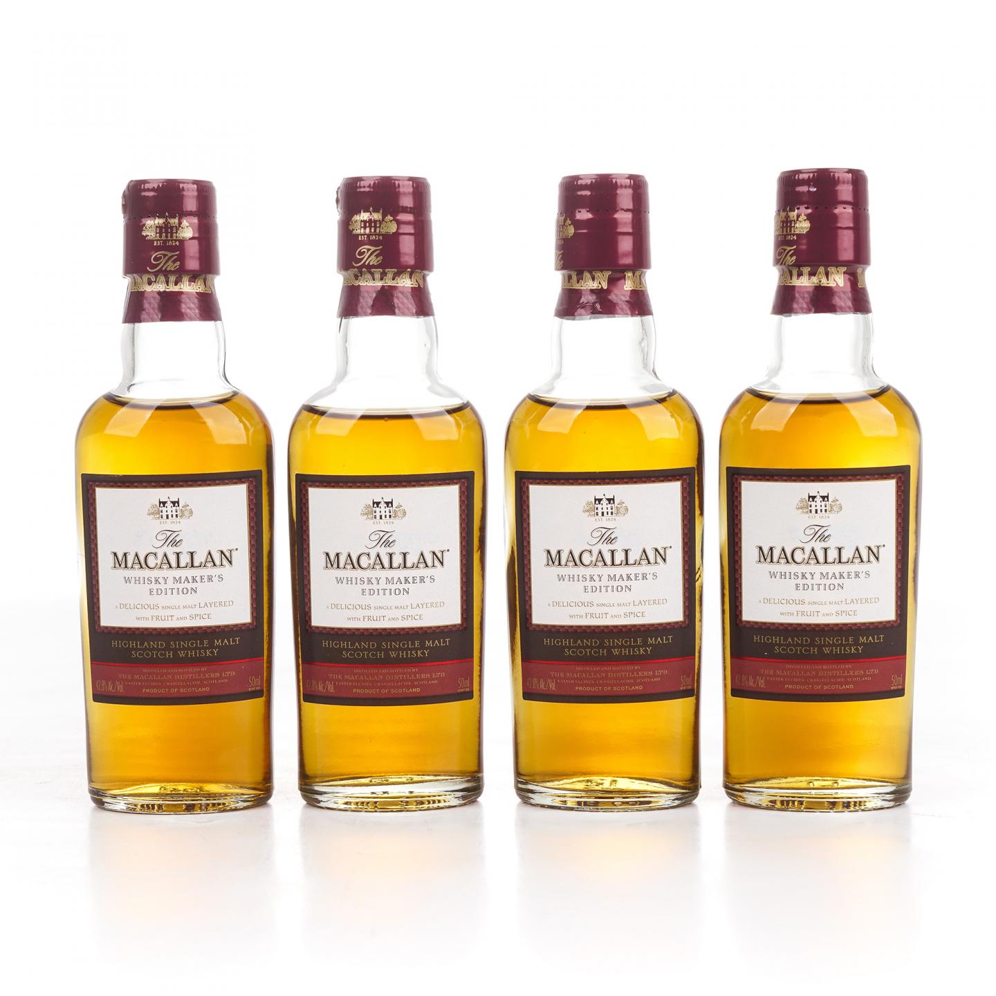 【酒版】麦卡伦 1824系列 Whisky Maker's Edition 12瓶组*50ml