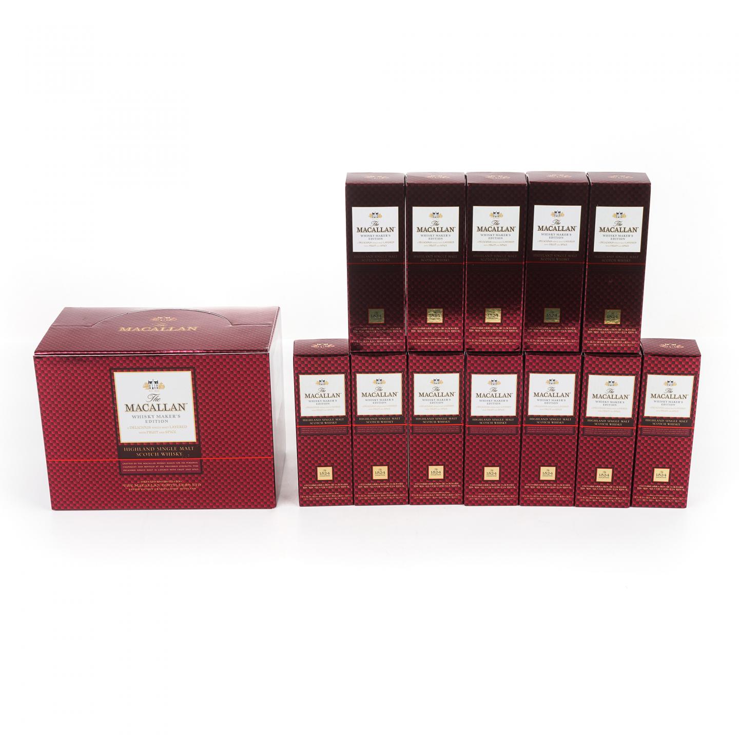 【酒版】麦卡伦 1824系列 Whisky Maker's Edition 12瓶组*50ml