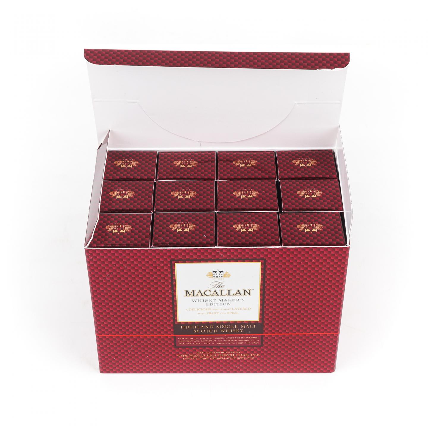 【酒版】麦卡伦 1824系列 Whisky Maker's Edition 12瓶组*50ml